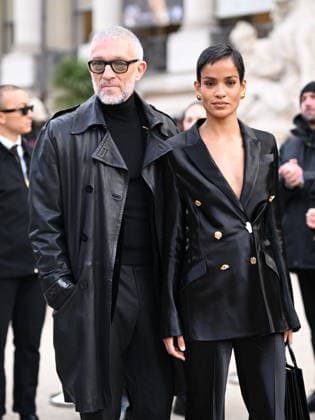 Vincent Cassel and his partner Narah Baptista at Schiaparelli Haute Couture Spring Summer 2026 Collection fashion show, during Paris Fashion Week on january 26th 2026 Pierre Perusseau Bestimage Celebrities at Schiaparelli Haute Couture Spring Summer 2026 Collection fashion show, during Paris Fashion Week on january 26th 2026 Paris France  Copyright: xPierrexPerusseaux xBestimagexPierrexPerusseaux xBestimagex