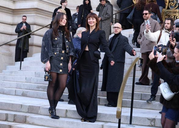 Sophie Marceau and daughter Juliette Lemley at Schiaparelli Haute Couture Spring Summer 2026 Collection fashion show, during Paris Fashion Week January 26th 2026 Denis Guignebourg Bestimage Celebrities at Schiaparelli Haute Couture Spring Summer 2026 Collection fashion show, during Paris Fashion Week January 26th 2026 Paris France  Copyright: xDenisxGuignebourgx xBestimagexDenisxGuignebourgx xBestimagex