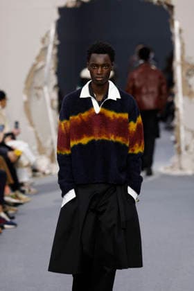 Défilé Sacai Collection Homme Prêt à Porter Automne Hiver 2026 2027 lors de la Fashion Week de Paris, le 25 janvier 2026 Sacai Fashion Show Men Ready to Wear Fall Winter 2026 2027 Collection , during Paris Fashion Week on january 25th 2026 Paris France  Copyright: xAgencex xBestimagexAgencex xBestimagex