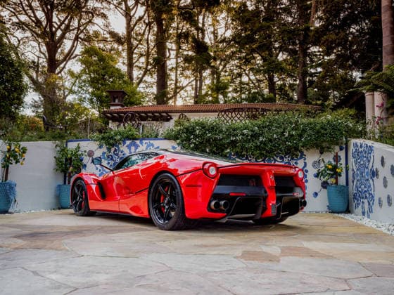 World’s fastest hybrid hypercar capable of 217mph goes on sale for £3.5m Story from Jam Press (Worlds Fastest Hybrid) Pictured: Exterior of the 2015 Ferrari LaFerrari. World’s fastest hybrid hypercar capable of 217mph goes on sale for £3.5m The world s fastest hybrid car capable of topping 217mph is on sale for £3.5 million. The 2015 Ferrari LaFerrari is one of just 499 examples built and has barely been used having only done 4,788 miles. It has two engines including a 6.3-litre V-12 and a smaller electric unit. Powered by a 6.3-litre V12 engine paired with an electric motor, the hybrid hypercar produces a combined 949 horsepower, allowing it to rocket from 0–60mph in just 2.4 seconds. According to its listing, the LaFerrari has had  Copyright: xJamxPress MichaelxAlanxRoss CourtesyxofxRMxSotheby s