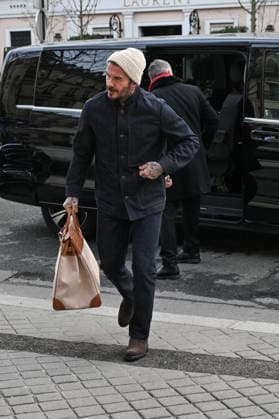 PFW Haute Couture David Beckham Out Of Hotel David Beckham seen out of hotel during Paris Fashion Week Haute Couture in Paris, France on January 26, 2026. Photo by Julien Reynaud APS-Medias ABACAPRESS.COM Paris France  Copyright: xReynaudxJulien APS-Medias ABACAx