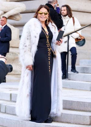 Mouna Ayoub Celebrity arrivals at the Schiaparelli Collection Haute Couture Printemps Eté 2026 show as part of Paris Fashion Week PFW , at the Petit Palais in Paris, France, January 26, 2026 Denis Guignebourg Bestimage Arrivals Schiaparelli Haute Couture Week Spring Summer 2026 show as part of Paris Fashion Week on January 26, 2026 in Paris, France Paris France  Copyright: xDenisxGuignebourgx xBestimagexDenisxGuignebourgx xBestimagex