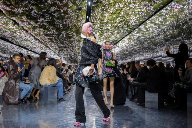 PFW Dior runway A model wears a creation as part of the Christian Dior Spring Summer 2026 Haute Couture collection presented in Paris, on January 26, 2026. Photo by Eliot Blondet ABACAPRESS.COM Paris France France  Copyright: xBlondetxEliot ABACAx