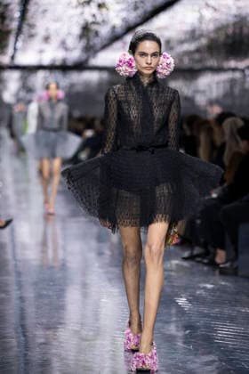 PFW Dior runway A model wears a creation as part of the Christian Dior Spring Summer 2026 Haute Couture collection presented in Paris, on January 26, 2026. Photo by Eliot Blondet ABACAPRESS.COM Paris France France  Copyright: xBlondetxEliot ABACAx