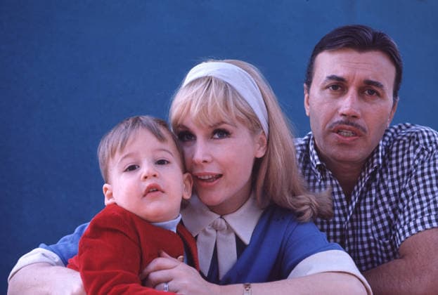 RECORD DATE NOT STATED RECORD DATE NOT STATED Barbara Eden at home with her husband Michael Ansara and son Matthew Ansara, c. 1967. EDITORIAL USE ONLY  Copyright: x