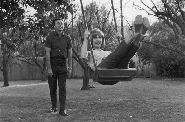 RECORD DATE NOT STATED RECORD DATE NOT STATED Barbara Eden With husband Michael Ansara Circa 1964 EDITORIAL USE ONLY  Copyright: x
