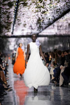 PFW Dior runway A model wears a creation as part of the Christian Dior Spring Summer 2026 Haute Couture collection presented in Paris, on January 26, 2026. Photo by Eliot Blondet ABACAPRESS.COM Paris France France  Copyright: xBlondetxEliot ABACAx
