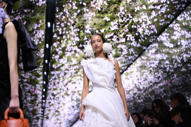 PFW Dior runway A model wears a creation as part of the Christian Dior Spring Summer 2026 Haute Couture collection presented in Paris, on January 26, 2026. Photo by Eliot Blondet ABACAPRESS.COM Paris France France  Copyright: xBlondetxEliot ABACAx