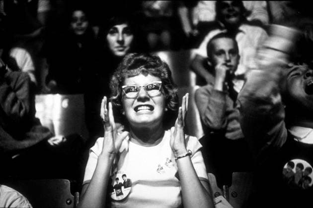 RECORD DATE NOT STATED RECORD DATE NOT STATED Beatles Fans enjoying the concert Beatles USA Tour. Close-up of a fan, 1964 EDITORIAL USE ONLY  Copyright: x