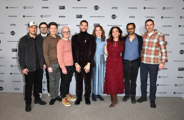 2026 Sundance Film Festival - Give Me The Ball! Premiere Tommy Coriale, Gentry Kirby, Jon Bardin, Chris James, Elizabeth Wolff, Liz Garbus and Dan Cogan and guests attend the Give Me The Ball! Premiere during the 2026 Sundance Film Festival at Eccles Center Theater on January 26, 2026 in Park City, Utah. Park City Eccles Theatre Utah United States of America Copyright: xCxFlanigan imageSPACEx