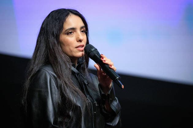 Louis Delluc Awards Ceremony - Paris Hafsia Herzi attends the Louis Delluc Awards ceremony where she received the 2025 Louis Delluc Prize for La Petite Dernière at the Cinémathèque Française in Paris, France on January 26, 2026 Photo by David Boyer ABACAPRESS.COM Paris France  Copyright: xBoyerxDavid ABACAx