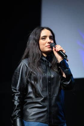 Louis Delluc Awards Ceremony - Paris Hafsia Herzi attends the Louis Delluc Awards ceremony where she received the 2025 Louis Delluc Prize for La Petite Dernière at the Cinémathèque Française in Paris, France on January 26, 2026 Photo by David Boyer ABACAPRESS.COM Paris France  Copyright: xBoyerxDavid ABACAx