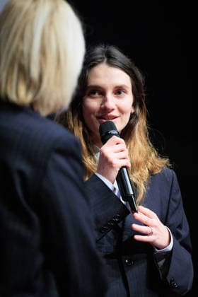 Louis Delluc Awards Ceremony - Paris Valentine Cadic attends the Louis Delluc Awards ceremony where she received the 2025 Louis Delluc Prize for La Petite Dernière at the Cinémathèque Française in Paris, France on January 26, 2026 Photo by David Boyer ABACAPRESS.COM Paris France  Copyright: xBoyerxDavid ABACAx