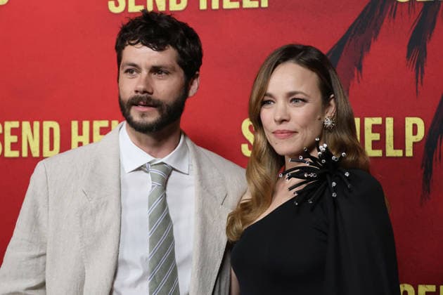 January 26, 2026, Los Angeles, California, USA: LOS ANGELES - JAN 21: Dylan O Brien, Rachel McAdams at Send Help World Premiere at the TCL Chinese Theater IMAX on January 21, 2026 in Los Angeles, CA Los Angeles USA - ZUMAb170 20260126_aap_b170_041 Copyright: xKayxBlakex