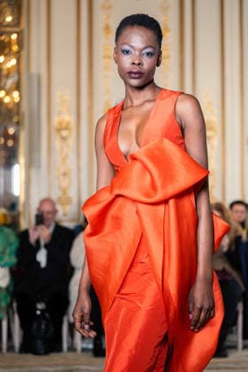 Imane Ayissi - Runway - Paris Fashion Week - Haute Couture Week Spring Summer 2026 A model walks the runway during the Imane Ayissi Haute Couture Week Spring Summer 2026 show as part of Paris Fashion Week, Credit:Lounis Tiar Avalon United Kingdom, Paris  Copyright: xLounisxTiarx xAvalonx 1069622544