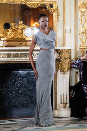 Imane Ayissi - Runway - Paris Fashion Week - Haute Couture Week Spring Summer 2026 A model walks the runway during the Imane Ayissi Haute Couture Week Spring Summer 2026 show as part of Paris Fashion Week, Credit:Lounis Tiar Avalon United Kingdom, Paris  Copyright: xLounisxTiarx xAvalonx 1069623059