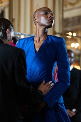 Imane Ayissi - Runway - Paris Fashion Week - Haute Couture Week Spring Summer 2026 Nala Luuna Diagouraga walks the runway during the Imane Ayissi Haute Couture Week Spring Summer 2026 show as part of Paris Fashion Week, Credit:Lounis Tiar Avalon United Kingdom, Paris  Copyright: xLounisxTiarx xAvalonx 1069623278