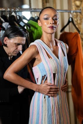 Imane Ayissi - Runway - Paris Fashion Week - Haute Couture Week Spring Summer 2026 Ophely Mezino walks the runway during the Imane Ayissi Haute Couture Week Spring Summer 2026 show as part of Paris Fashion Week, Credit:Lounis Tiar Avalon United Kingdom, Paris  Copyright: xLounisxTiarx xAvalonx 1069624433