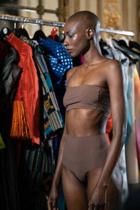 PFW - Imane Ayissi Runway Nala Luuna Diagouraga walks the runway during the Imane Ayissi Haute Couture Week Spring Summer 2026 show as part of Paris Fashion Week Paris, France on January 26, 2026. Photo by LounisPhotography ABACAPRESS.COM Paris France  Copyright: xLounisPhotography ABACAx