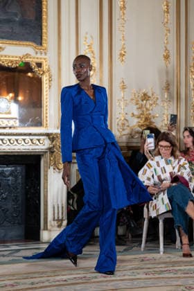 PFW - Imane Ayissi Runway Nala Luuna Diagouraga walks the runway during the Imane Ayissi Haute Couture Week Spring Summer 2026 show as part of Paris Fashion Week Paris, France on January 26, 2026. Photo by LounisPhotography ABACAPRESS.COM Paris France  Copyright: xLounisPhotography ABACAx