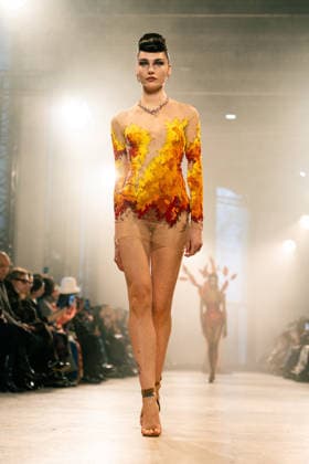 PFW - Rahul Mishra Runway A model walks the runway durinh the Rahul Mishra Haute Couture Week Spring Summer 2026 show as part of the Paris Fashion Week. Paris, France on January 26, 2026. Photo by LounisPhotography ABACAPRESS.COM PAris France  Copyright: xLounisPhotography ABACAx