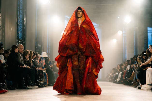 PFW - Rahul Mishra Runway A model walks the runway durinh the Rahul Mishra Haute Couture Week Spring Summer 2026 show as part of the Paris Fashion Week. Paris, France on January 26, 2026. Photo by LounisPhotography ABACAPRESS.COM PAris France  Copyright: xLounisPhotography ABACAx