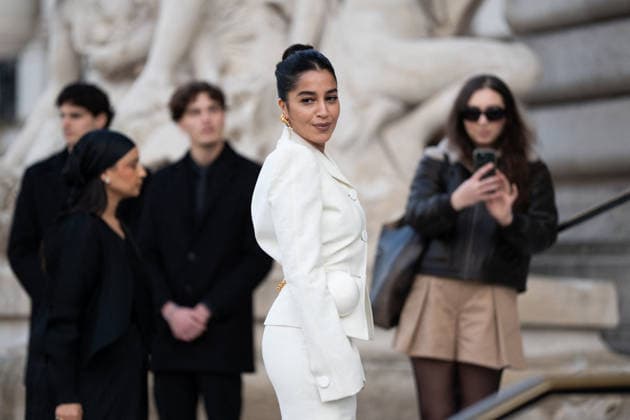 PFW - Schiaparelli Outside Leila Behkti attends the Schiaparelli Haute Couture Week Spring Summer 2026 show as part of Paris Fashion Week on January 26, 2026 in Paris, France . Photo by LounisPhotography ABACAPRESS.COM Paris France  Copyright: xLounisPhotography ABACAx
