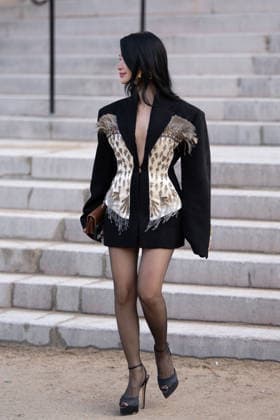PFW - Schiaparelli Outside Heart Evangelista attends the Schiaparelli Haute Couture Week Spring Summer 2026 show as part of Paris Fashion Week on January 26, 2026 in Paris, France . Photo by LounisPhotography ABACAPRESS.COM Paris France  Copyright: xLounisPhotography ABACAx