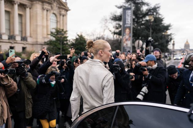Schiaparelli - Outside Arrivals - Paris Fashion Week - Haute Couture Week Spring Summer 2026 Alex Consani attends the Schiaparelli Haute Couture Week Spring Summer 2026 show as part of Paris Fashion Week on January 26, 2026 in Paris, France, Credit:Lounis Tiar Avalon France, Paris  Copyright: xLounisxTiarx xAvalonx 1069630340