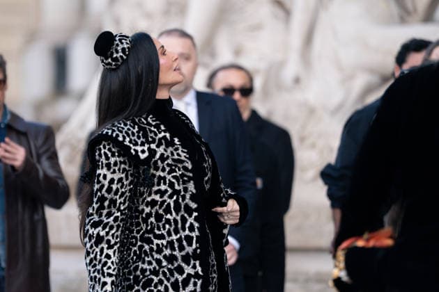 Schiaparelli - Outside Arrivals - Paris Fashion Week - Haute Couture Week Spring Summer 2026 Demi Moore attends the Schiaparelli Haute Couture Week Spring Summer 2026 show as part of Paris Fashion Week on January 26, 2026 in Paris, France, Credit:Lounis Tiar Avalon France, Paris  Copyright: xLounisxTiarx xAvalonx 1069630637