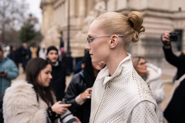 Schiaparelli - Outside Arrivals - Paris Fashion Week - Haute Couture Week Spring Summer 2026 Alex Consani attends the Schiaparelli Haute Couture Week Spring Summer 2026 show as part of Paris Fashion Week on January 26, 2026 in Paris, France, Credit:Lounis Tiar Avalon France, Paris  Copyright: xLounisxTiarx xAvalonx 1069630822