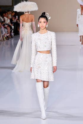 PFW - Haute Couture - Tamara Ralph Runway A model walks the runway during the Tamara Ralph Haute Couture Week Spring Summer 2026 show as part of Paris Fashion Week on January 26, 2026 in Paris, France. Photo by Shootpix ABACAPRESS.COM Paris France  Copyright: xShootPix ABACAx