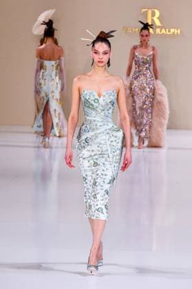 PFW - Haute Couture - Tamara Ralph Runway A model walks the runway during the Tamara Ralph Haute Couture Week Spring Summer 2026 show as part of Paris Fashion Week on January 26, 2026 in Paris, France. Photo by Shootpix ABACAPRESS.COM Paris France  Copyright: xShootPix ABACAx