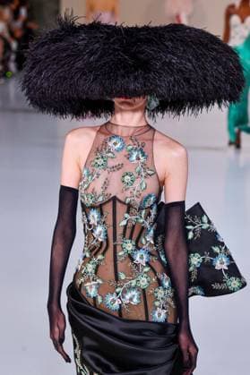 PFW - Haute Couture - Tamara Ralph Runway A model walks the runway during the Tamara Ralph Haute Couture Week Spring Summer 2026 show as part of Paris Fashion Week on January 26, 2026 in Paris, France. Photo by Shootpix ABACAPRESS.COM Paris France  Copyright: xShootPix ABACAx
