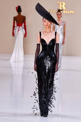 PFW - Haute Couture - Tamara Ralph Runway A model walks the runway during the Tamara Ralph Haute Couture Week Spring Summer 2026 show as part of Paris Fashion Week on January 26, 2026 in Paris, France. Photo by Shootpix ABACAPRESS.COM Paris France  Copyright: xShootPix ABACAx