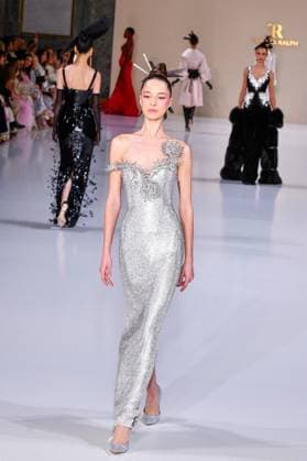 PFW - Haute Couture - Tamara Ralph Runway A model walks the runway during the Tamara Ralph Haute Couture Week Spring Summer 2026 show as part of Paris Fashion Week on January 26, 2026 in Paris, France. Photo by Shootpix ABACAPRESS.COM Paris France  Copyright: xShootPix ABACAx