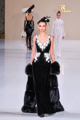 PFW - Haute Couture - Tamara Ralph Runway A model walks the runway during the Tamara Ralph Haute Couture Week Spring Summer 2026 show as part of Paris Fashion Week on January 26, 2026 in Paris, France. Photo by Shootpix ABACAPRESS.COM Paris France  Copyright: xShootPix ABACAx