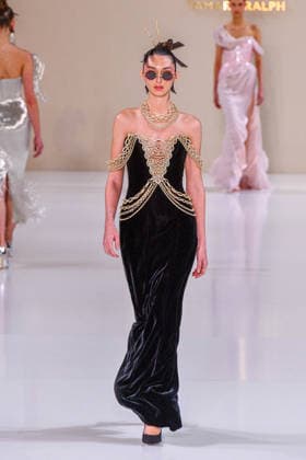 PFW - Haute Couture - Tamara Ralph Runway A model walks the runway during the Tamara Ralph Haute Couture Week Spring Summer 2026 show as part of Paris Fashion Week on January 26, 2026 in Paris, France. Photo by Shootpix ABACAPRESS.COM Paris France  Copyright: xShootPix ABACAx