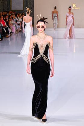PFW - Haute Couture - Tamara Ralph Runway A model walks the runway during the Tamara Ralph Haute Couture Week Spring Summer 2026 show as part of Paris Fashion Week on January 26, 2026 in Paris, France. Photo by Shootpix ABACAPRESS.COM Paris France  Copyright: xShootPix ABACAx