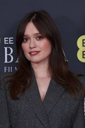 . London, United Kingdom. Aimee Lou Wood at the announcement of the nominations for the 2026 BAFTA Film Awards in London.  xStephenxLockx xi-Imagesx IIM-26527-0002
