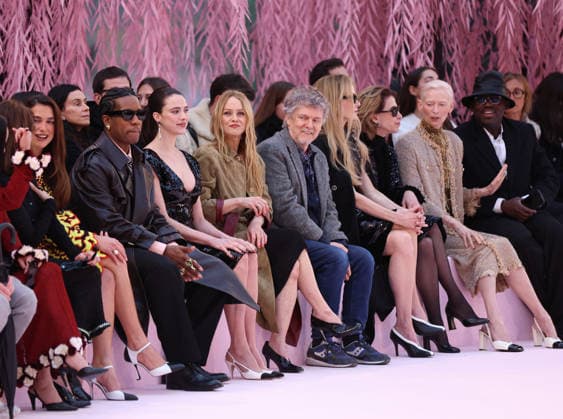 DeÌ?fileÌ? Chanel Haute Couture printemps-eÌ?teÌ? 2026 Dua Lipa , Asap Rocky , Margaret Qualley , Vanessa Paradis , Nicole Kidman , Tilda Swinton DeÌ?fileÌ? Chanel Haute Couture printemps-eÌ?teÌ? 2026 au Grand Palais Ã Paris le 27 janvier 2026. Chanel Haute Couture Spring Summer 2026 fashion show at the Grand Palais in Paris on January 27, 2026.  Copyright: xFabricexChasseryx