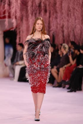 DeÌfileÌ Chanel Haute Couture printemps-eÌteÌ 2026 Model on the runway DeÌfileÌ Chanel Haute Couture printemps-eÌteÌ 2026 au Grand Palais Ã Paris le 27 janvier 2026. Chanel Haute Couture Spring Summer 2026 fashion show at the Grand Palais in Paris on January 27, 2026.  Copyright: xFabricexChasseryx