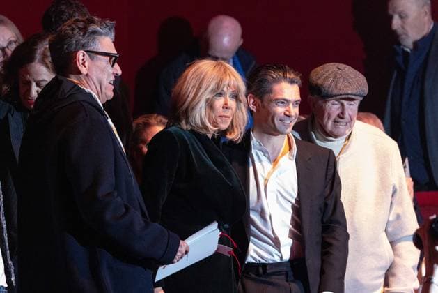 PFW - Stephane Rolland Front Row Marc Lavoine, Brigitte Macron, Gautier Capuçon and Claude Lelouche during the Stéphane Rolland Haute Couture Week Spring Summer 2026 show as part of Paris Fashion Week on January 27, 2026 in Paris, France. Photo by Alexis Jumeau ABACAPRESS.COM Paris France  Copyright: xJumeauxAlexis ABACAx