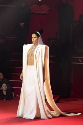 PFW - Stephane Rolland Runway A model walks the runway during the Stéphane Rolland Haute Couture Week Spring Summer 2026 show as part of Paris Fashion Week on January 27, 2026 in Paris, France. Photo by Alexis Jumeau ABACAPRESS.COM Paris France  Copyright: xJumeauxAlexis ABACAx