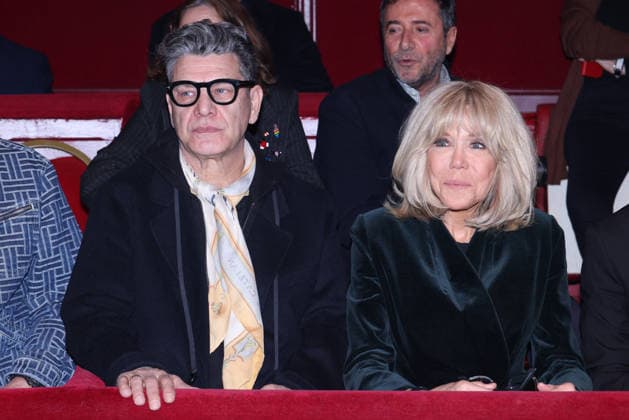 PFW Stephane Rolland Photocall Marc Lavoine and Brigitte Macron attends the Stephane Rolland Menswear Fall Winter 2026-2027 show as part of Paris Fashion Week in Paris, France on January 27, 2026. Photo by Jerome Domine ABACAPRESS.COM France  Copyright: xDominexJerome ABACAx