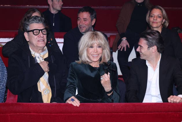 PFW Stephane Rolland Photocall Marc Lavoine, Brigitte Macron and Gautier Capucon attends the Stephane Rolland Menswear Fall Winter 2026-2027 show as part of Paris Fashion Week in Paris, France on January 27, 2026. Photo by Jerome Domine ABACAPRESS.COM France  Copyright: xDominexJerome ABACAx