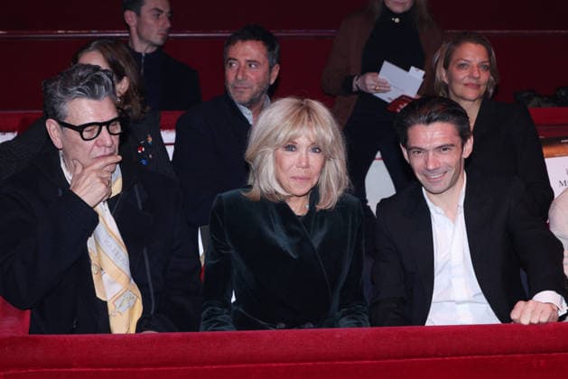 PFW Stephane Rolland Photocall Marc Lavoine, Brigitte Macron and Gautier Capucon attends the Stephane Rolland Menswear Fall Winter 2026-2027 show as part of Paris Fashion Week in Paris, France on January 27, 2026. Photo by Jerome Domine ABACAPRESS.COM France  Copyright: xDominexJerome ABACAx
