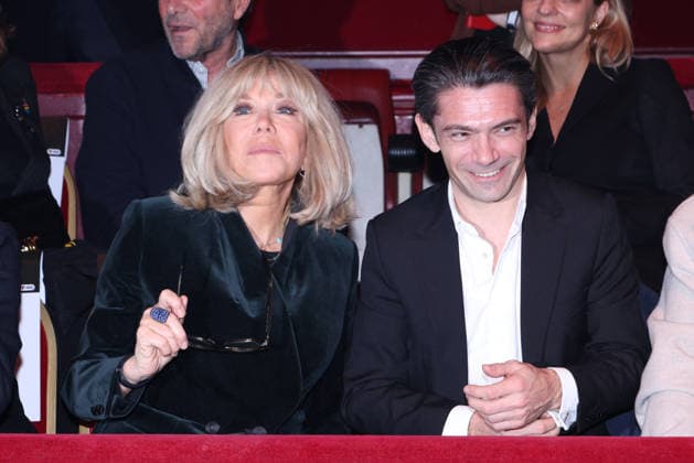 PFW Stephane Rolland Photocall Brigitte Macron and Gautier Capucon attends the Stephane Rolland Menswear Fall Winter 2026-2027 show as part of Paris Fashion Week in Paris, France on January 27, 2026. Photo by Jerome Domine ABACAPRESS.COM France  Copyright: xDominexJerome ABACAx