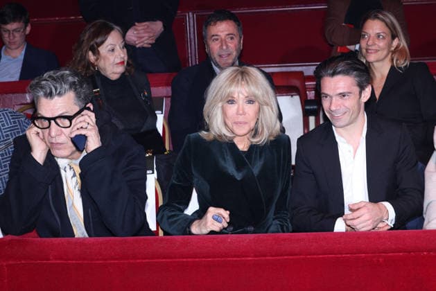PFW Stephane Rolland Photocall Marc Lavoine, Brigitte Macron and Gautier Capucon attends the Stephane Rolland Menswear Fall Winter 2026-2027 show as part of Paris Fashion Week in Paris, France on January 27, 2026. Photo by Jerome Domine ABACAPRESS.COM France  Copyright: xDominexJerome ABACAx