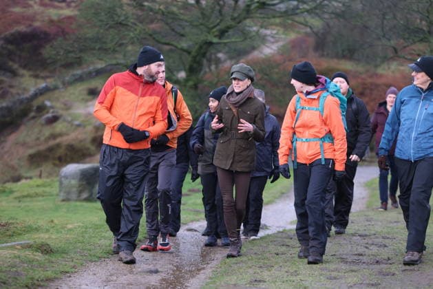 Princess of Wales visits Mind Over Mountains charity in Peak District, UK, 27 January 2026 The Princess of Wales visits organisations including Mind Over Mountains in the North of England on 27 January 2026, to shine a light on the healing power of creativity, community and nature for individuals who have experienced trauma, isolation and poor mental heal. Mind Over Mountains, a charity offering professional mental health support through therapeutic outdoor experiences, for a supported wellbeing walk in the Peak District., Credit:Ian Vogler Avalon UK, Sheffiled  Copyright: xIanxVoglerx xAvalonx 1069804348